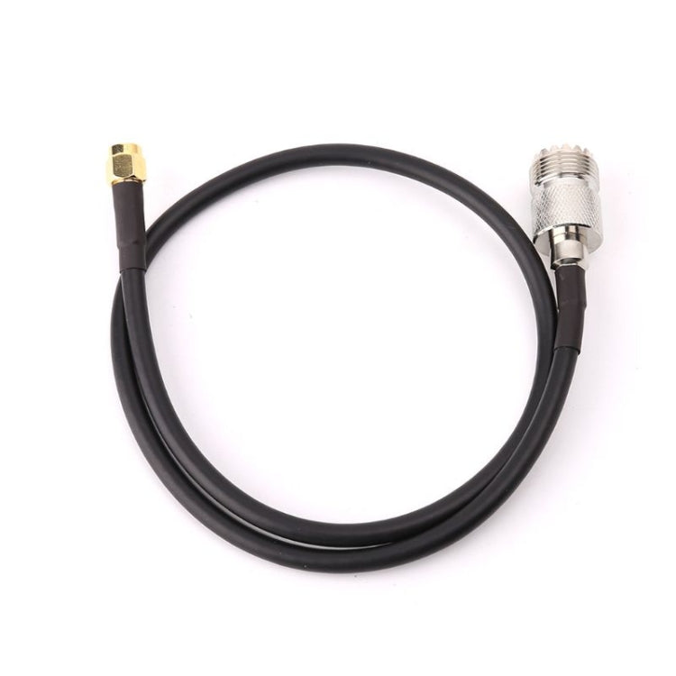 RG58 UHF Female to SMA Male Connecting Cable, Length: 50cm - Security by buy2fix | Online Shopping UK | buy2fix