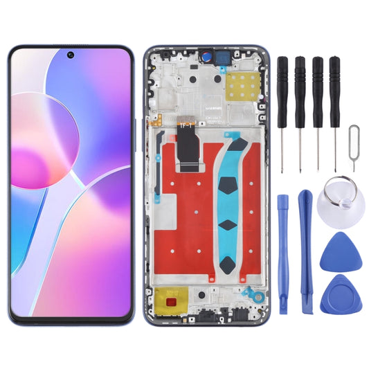Original LCD Screen and Digitizer Full Assembly with Frame for Honor X30i(Blue) - LCD Screen by buy2fix | Online Shopping UK | buy2fix