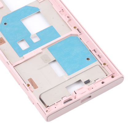 Middle Frame Bezel Plate for Sony Xperia X Compact (Pink) - Repair & Spare Parts by buy2fix | Online Shopping UK | buy2fix