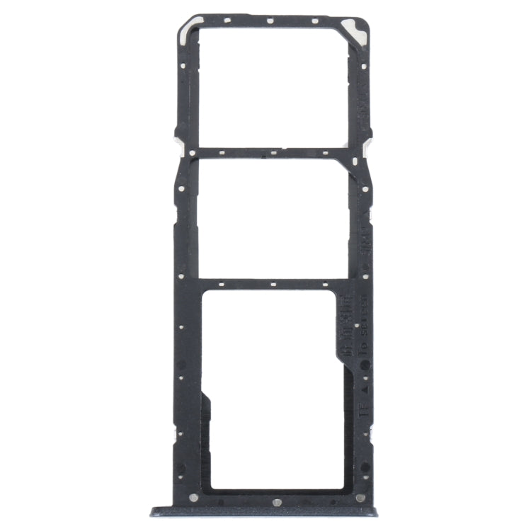 For Realme C35 SIM Card Tray + SIM Card Tray + Micro SD Card Tray (Black) - Repair & Spare Parts by buy2fix | Online Shopping UK | buy2fix