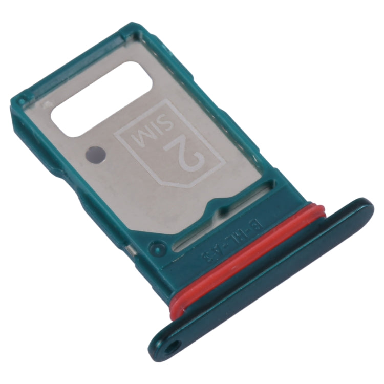 For Motorola Edge 20 Original SIM Card Tray + SIM Card Tray (Green) - Repair & Spare Parts by buy2fix | Online Shopping UK | buy2fix