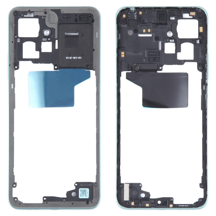 For Xiaomi Redmi Note 12 4G Original Middle Frame Bezel Plate (Green) - LCD Related Parts by buy2fix | Online Shopping UK | buy2fix