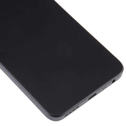 For Realme V30 Original Battery Back Cover with Middle Frame(Black) - Back Cover by buy2fix | Online Shopping UK | buy2fix