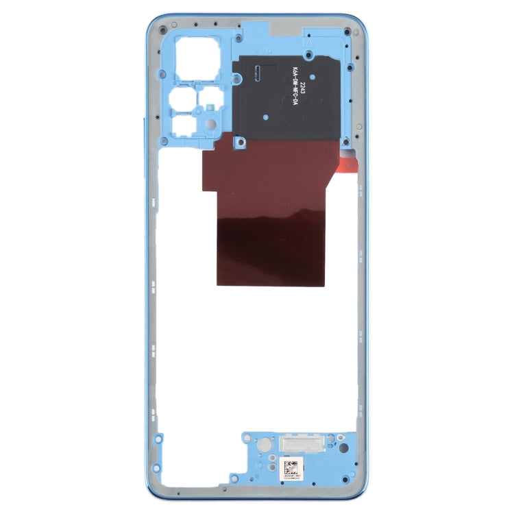 For Xiaomi Redmi Note 12 Pro 4G Original Middle Frame Bezel Plate (Blue) - Frame Bezel Plate by buy2fix | Online Shopping UK | buy2fix