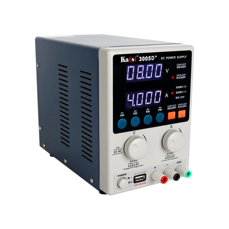 Kaisi KS-3005D+ 30V 5A DC Power Supply Adjustable, US Plug - Power Supply by Kaisi | Online Shopping UK | buy2fix