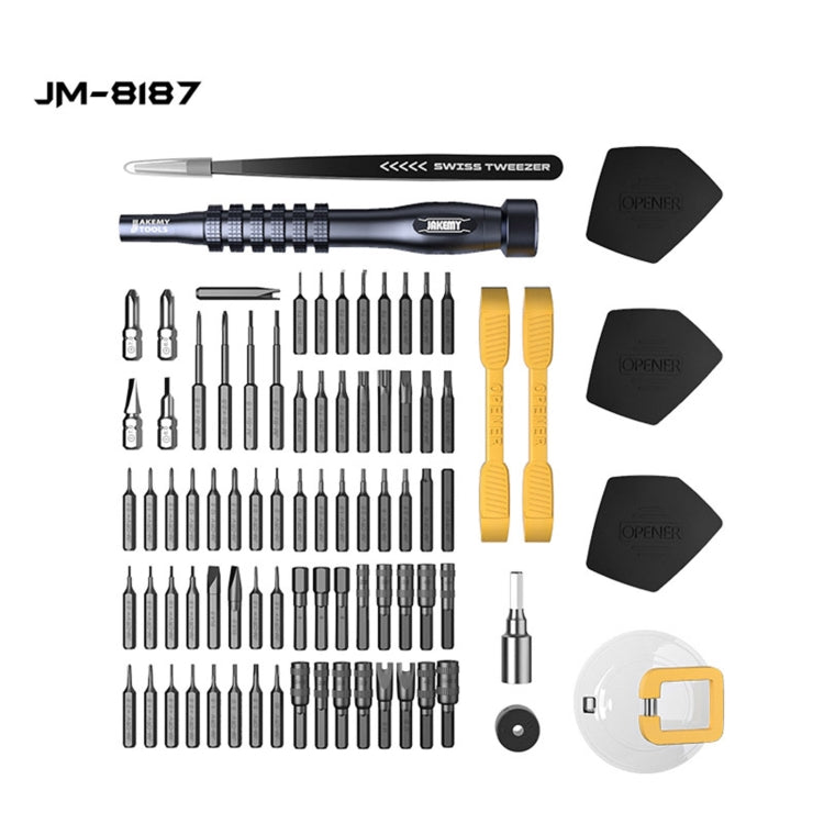 JAKEMY JM-8187 83 in 1 Magnetic Screwdriver Set - Screwdriver Set by JAKEMY | Online Shopping UK | buy2fix