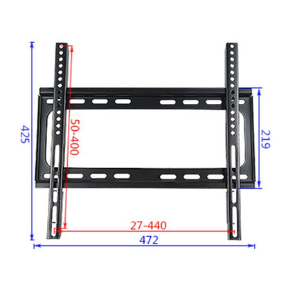 KT2267 26-55 inch Universal Adjustable Vertical Angle LCD TV Wall Mount Bracket with Drawstring - Consumer Electronics by buy2fix | Online Shopping UK | buy2fix