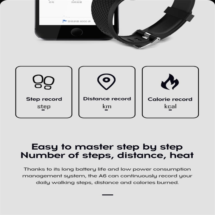 116plus 1.3 inch Color Screen Smart Bracelet IP67 Waterproof, Support Call Reminder/ Heart Rate Monitoring /Blood Pressure Monitoring/ Sleep Monitoring/Excessive Sitting Reminder/Blood Oxygen Monitoring(Green) - Smart Wear by buy2fix | Online Shopping UK | buy2fix