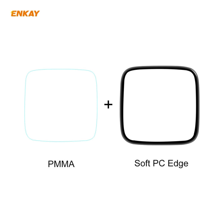 10 PCS For Fitbit Versa 3 / Fitbit Sense ENKAY Hat-Prince 3D Full Screen Soft PC Edge + PMMA HD Screen Protector Film - Screen Protector by ENKAY | Online Shopping UK | buy2fix