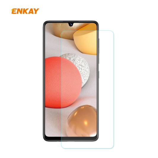 For Samsung Galaxy A42 5G ENKAY Hat-Prince 0.26mm 9H 2.5D Curved Edge Tempered Glass Film - Samsung Accessories by ENKAY | Online Shopping UK | buy2fix