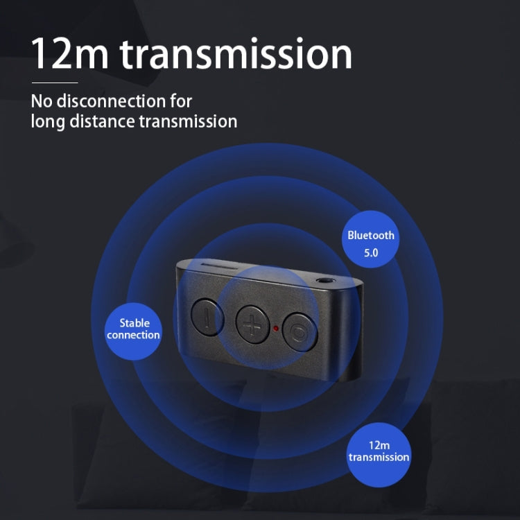 BR03 Card Car Bluetooth 5.0 Receiver Speaker Music Wireless Audio Receiver Bluetooth Hands-free Call - Apple Accessories by buy2fix | Online Shopping UK | buy2fix