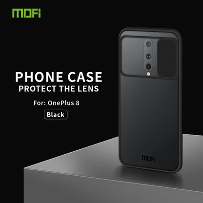 For OnePlus 8 MOFI Xing Dun Series Translucent Frosted PC + TPU Privacy Anti-glare Shockproof All-inclusive Protective Case(Black) - OnePlus Cases by MOFI | Online Shopping UK | buy2fix