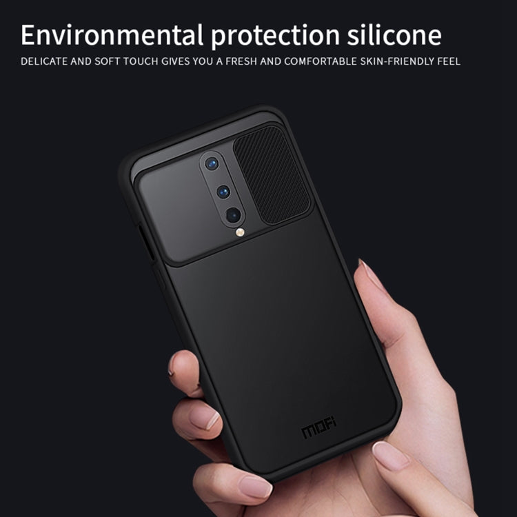 For OnePlus 8 MOFI Xing Dun Series Translucent Frosted PC + TPU Privacy Anti-glare Shockproof All-inclusive Protective Case(Black) - OnePlus Cases by MOFI | Online Shopping UK | buy2fix