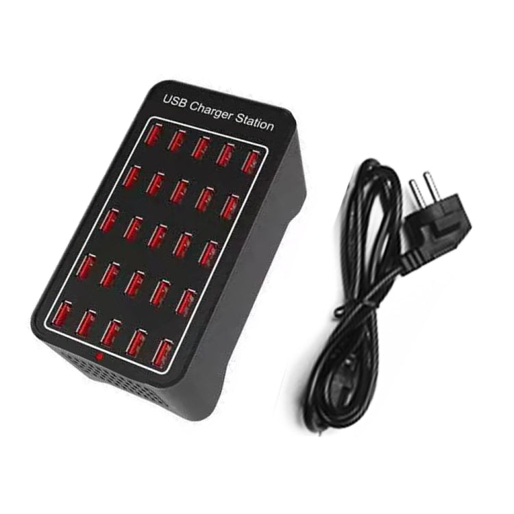 150W 25 USB Ports Fast Charger Station Smart Charger, AC 110-240V, Plug Size:EU Plug - Multifunction Charger by buy2fix | Online Shopping UK | buy2fix