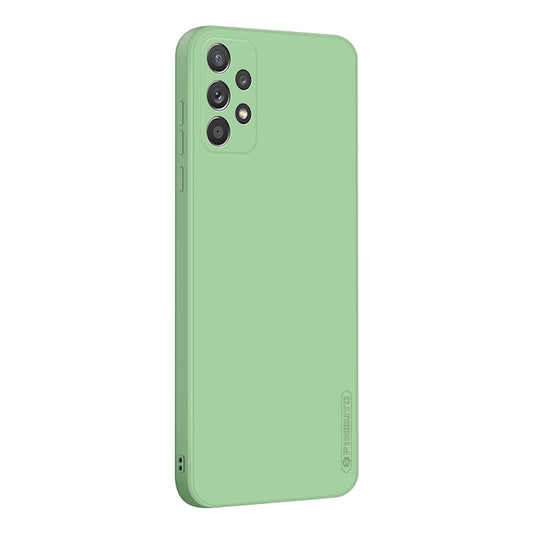 For Samsung Galaxy A72 4G/5G PINWUYO Touching Series Liquid Silicone TPU Shockproof Case(Green) - Galaxy Phone Cases by PINWUYO | Online Shopping UK | buy2fix