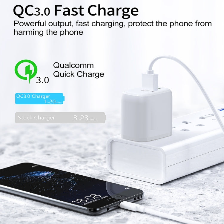 CS-20W Mini Portable PD3.0 + QC3.0 Dual Ports Fast Charger(US Plug) - Apple Accessories by buy2fix | Online Shopping UK | buy2fix