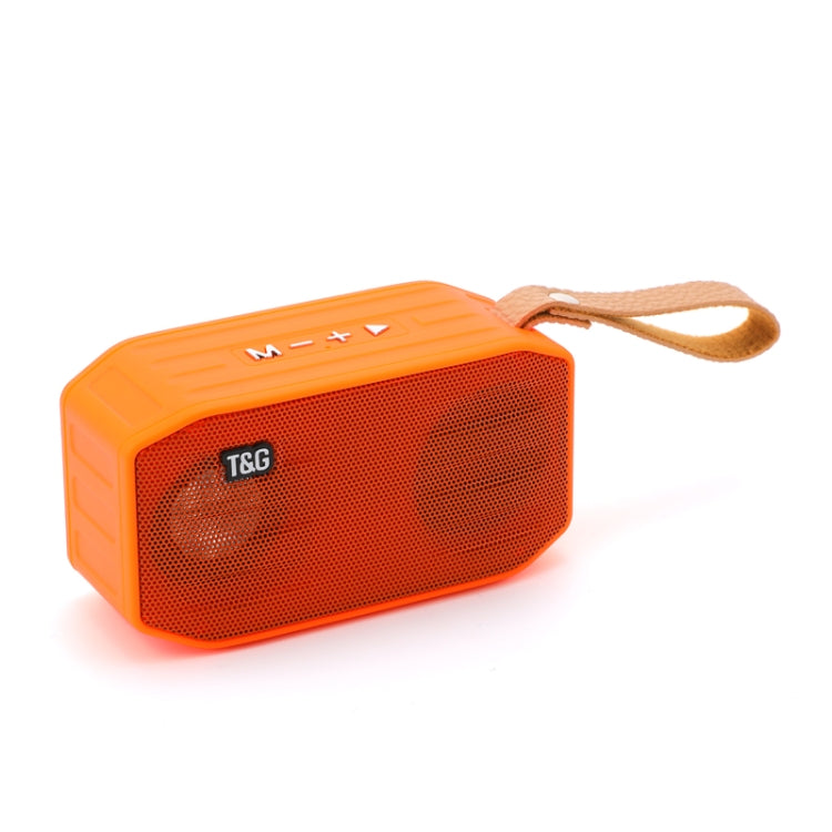 T&G TG296 Portable Wireless Bluetooth 5.0 Speaker Support TF Card / FM / 3.5mm AUX / U-Disk / Hands-free(Orange) - Mini Speaker by T&G | Online Shopping UK | buy2fix