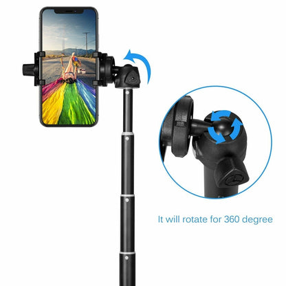 Yunteng YT-9928 3 in 1 Handheld Tripod, Monopod Selfie Stick, Bluetooth Remote Shutter for All Smartphones - Consumer Electronics by buy2fix | Online Shopping UK | buy2fix