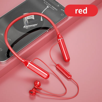 K1688 Neck-mounted Noise Cancelling IPX5 Sports Bluetooth Headphone(Red) - Neck-mounted Earphone by OneDer | Online Shopping UK | buy2fix