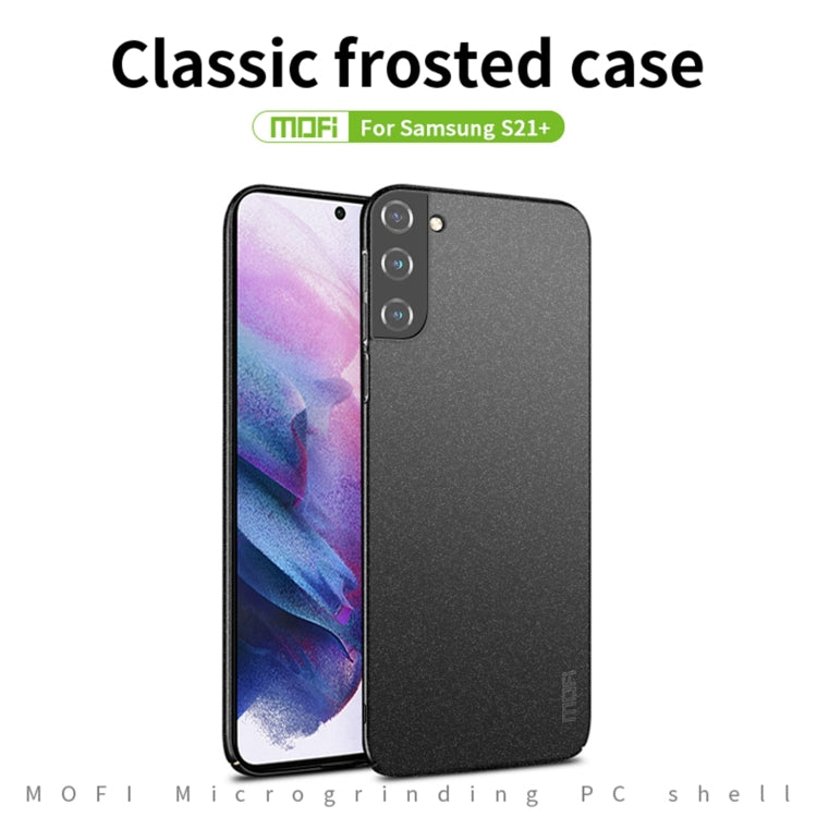 For Samsung Galaxy S21+ 5G MOFI Fandun Series Frosted Ultra-thin PC Hard Phone Case(Blue) - Galaxy S21+ 5G Cases by MOFI | Online Shopping UK | buy2fix