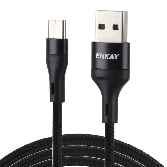 ENKAY ENK-CB119 1m USB 3.0 to USB-C / Type-C 5A Super Fast Charging Sync Data Cable(Black) -  by ENKAY | Online Shopping UK | buy2fix