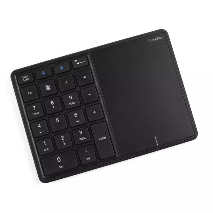 BT-14 Wireless Dual-modes 22 Keys Numeric Type-C Touch Pad Rechargeable Digital Keyboard - Wireless Keyboard by buy2fix | Online Shopping UK | buy2fix