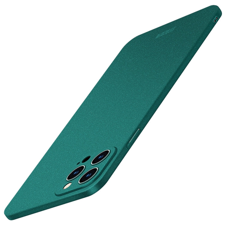 For iPhone 14 Pro MOFI Fandun Series Frosted PC Ultra-thin Phone Case(Green) - iPhone 14 Pro Cases by MOFI | Online Shopping UK | buy2fix