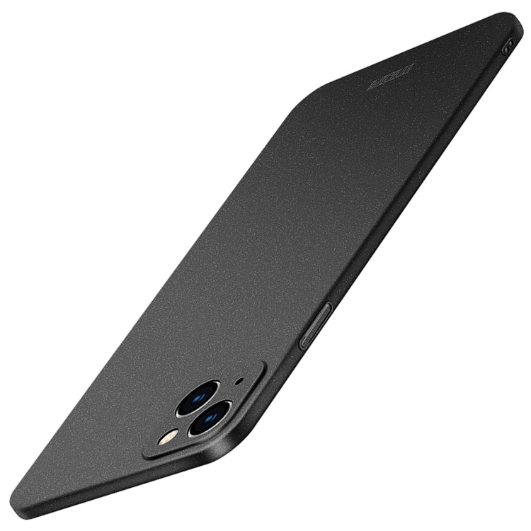 For iPhone 14 Plus  MOFI Fandun Series Frosted PC Ultra-thin Phone Case(Black) - iPhone 14 Plus Cases by MOFI | Online Shopping UK | buy2fix