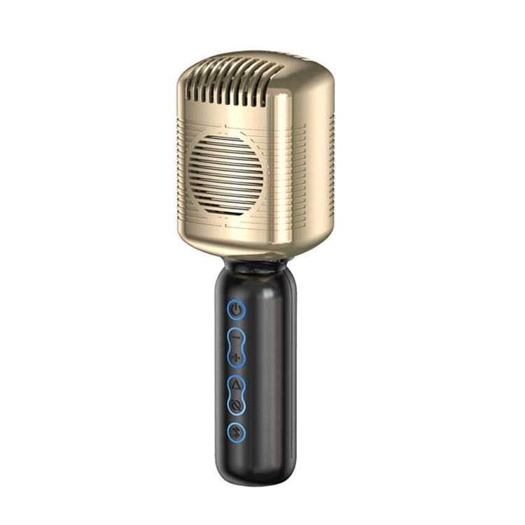 KM600 Wireless Microphone TWS Handheld Noise Reduction Smart Bluetooth-compatible Condenser Mic Music Player for Singing(Gold) - Consumer Electronics by buy2fix | Online Shopping UK | buy2fix