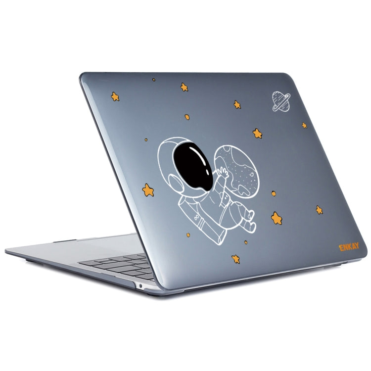 For MacBook Air 13.6 inch  A2681 ENKAY Hat-Prince Spaceman Pattern Protective Crystal Case Cover Hard Shell(Spaceman No.5) - MacBook Air Cases by ENKAY | Online Shopping UK | buy2fix