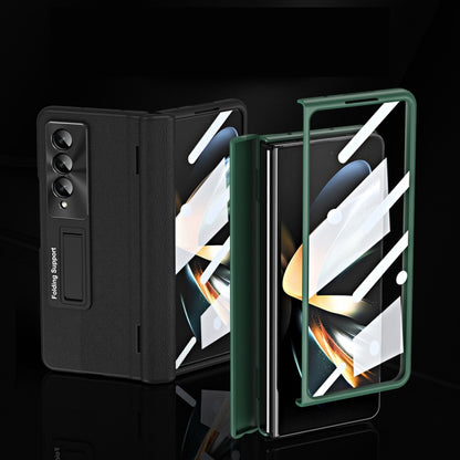 For Samsung Galaxy Z Fold4 5G 360 Full Body Integrated Hinge Folding Phone Case(Black) - Galaxy Z Fold4 5G Cases by buy2fix | Online Shopping UK | buy2fix