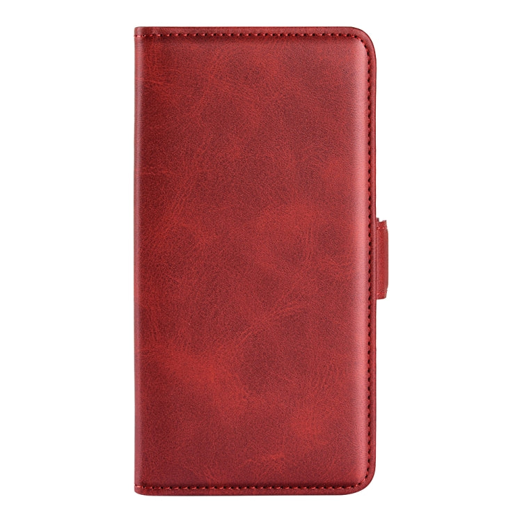 For Xiaomi Redmi 12C Dual-side Magnetic Buckle Horizontal Flip Leather Phone Case(Red) - Xiaomi Cases by buy2fix | Online Shopping UK | buy2fix