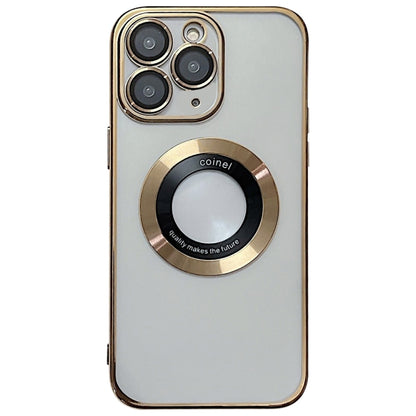 For iPhone 11 Pro Magsafe Electroplating TPU Phone Case(Gold) - iPhone 11 Pro Cases by buy2fix | Online Shopping UK | buy2fix