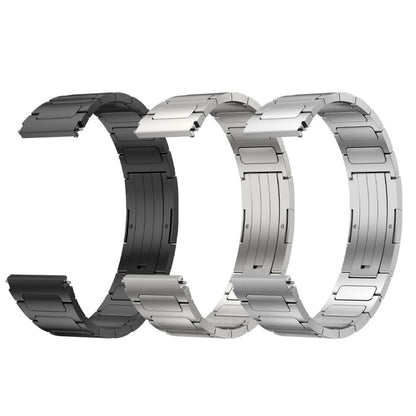 For Xiaomi Watch S2 46mm 22mm I-Shaped Titanium Alloy Watch Band(Sliver) - Watch Bands by buy2fix | Online Shopping UK | buy2fix