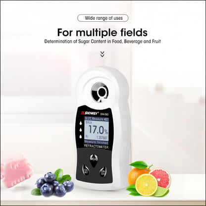 SNDWAY SW-593 Digital Refractometer Sugar Brix Meter Rechargeable Wine Beer Alcohol Drink Fruit Sugar Concentration Meter - Consumer Electronics by SNDWAY | Online Shopping UK | buy2fix