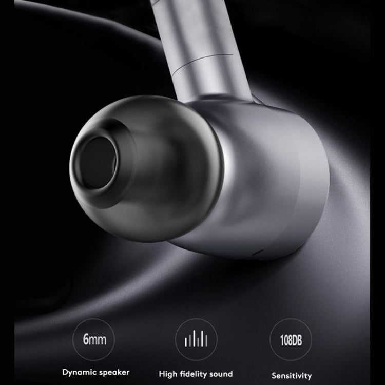 YL-6S Wireless Bluetooth Earphone Sealed In-ear Earbuds 180 Degree Freely Rotating Earpiece(Gray) - Bluetooth Earphone by buy2fix | Online Shopping UK | buy2fix