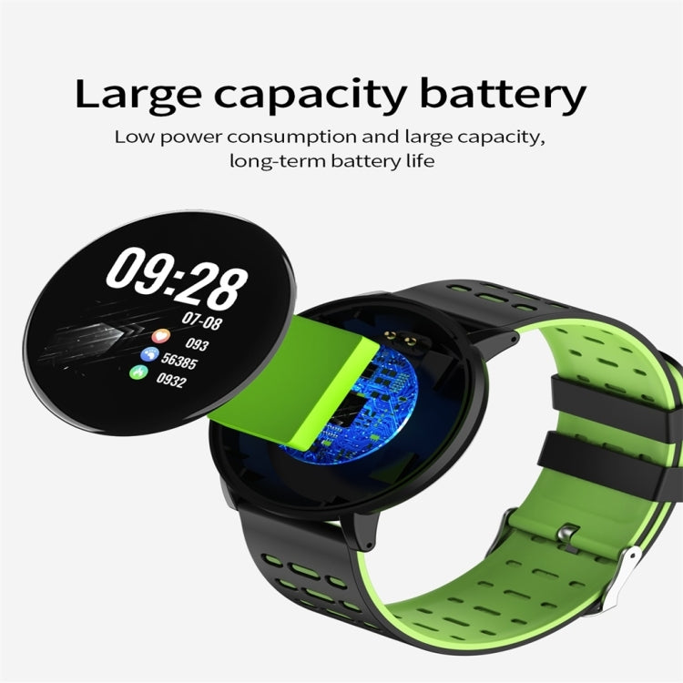 119plus 1.3inch IPS Color Screen Smart Watch IP68 Waterproof,Support Call Reminder /Heart Rate Monitoring/Blood Pressure Monitoring/Blood Oxygen Monitoring(Green) - Smart Wear by buy2fix | Online Shopping UK | buy2fix