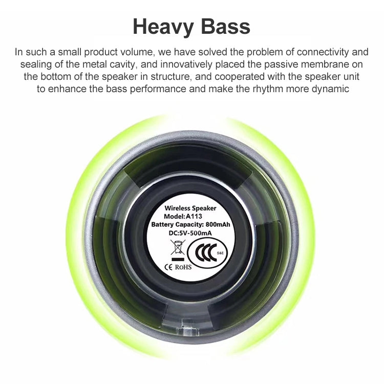 EWA A113 Portable Super Mini Bluetooth Speaker Wireless Bass Subwoofer Boom Box Speakers(Rose Gold) - Mini Speaker by EWA | Online Shopping UK | buy2fix
