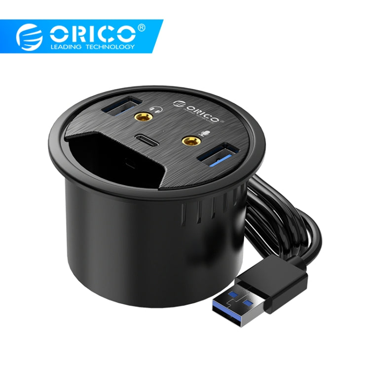 ORICO DESK-2U1C Desktop Power Grommet Multi-Function HUB - USB 3.0 HUB by ORICO | Online Shopping UK | buy2fix