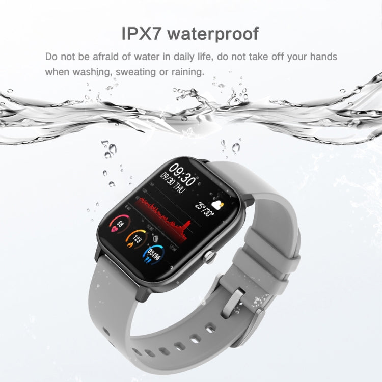 P8 1.4 inch Color Screen Smart Watch IPX7 Waterproof,Support Call Reminder /Heart Rate Monitoring/Sleep Monitoring/Blood Pressure Monitoring/Blood Oxygen Monitoring(Black) - Smart Wear by buy2fix | Online Shopping UK | buy2fix