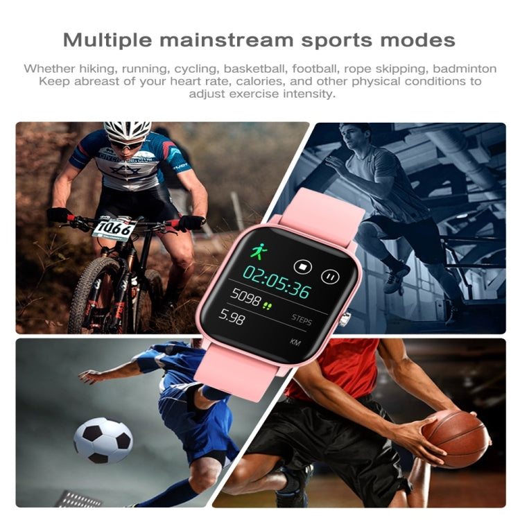 P8 1.4 inch Color Screen Smart Watch IPX7 Waterproof,Support Call Reminder /Heart Rate Monitoring/Sleep Monitoring/Blood Pressure Monitoring/Blood Oxygen Monitoring(Blue) - Smart Wear by buy2fix | Online Shopping UK | buy2fix