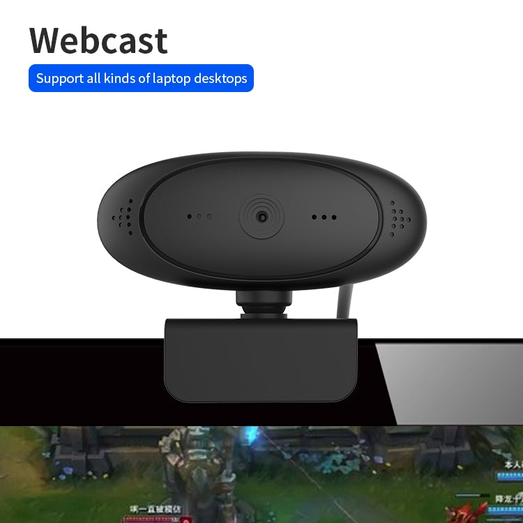 Full HD 1080P Webcam Built-in Microphone Smart Web Camera USB Streaming Live Camera With Noise Cancellation -  by buy2fix | Online Shopping UK | buy2fix