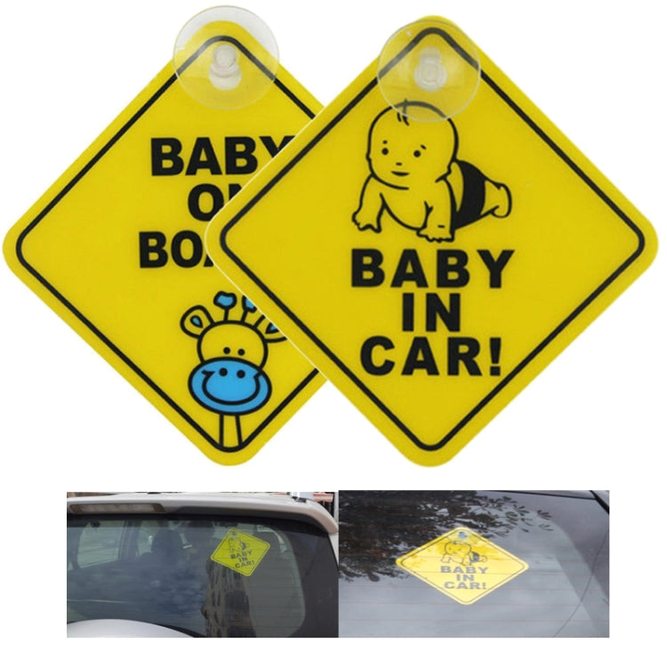 20 PCS Car Sticker BABY ON BOARD Warning Safty Sign Vinyl Decal Style 1 - Decorative Sticker by buy2fix | Online Shopping UK | buy2fix