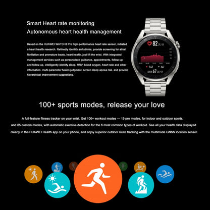 Original HUAWEI WATCH 3 Pro New Smart Sports Watch, Color:Fashion Brown - Wearable Devices by Huawei | Online Shopping UK | buy2fix