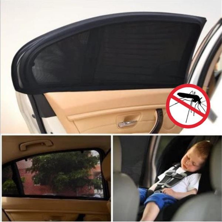 Auto Car Vehicle Window Mesh Shield Sunshade Visor Net UV Protection Anti Mosquito Window Covers, Size:Rear window113x50cm - Window Foils & Solar Protection by buy2fix | Online Shopping UK | buy2fix