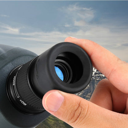 15-45X60 Zoom Single-lens Telescope High-definition Monocular Binoculars Outdoor Bird Watching Target Glasses(Black) - Monocular Binoculars by Zoom | Online Shopping UK | buy2fix