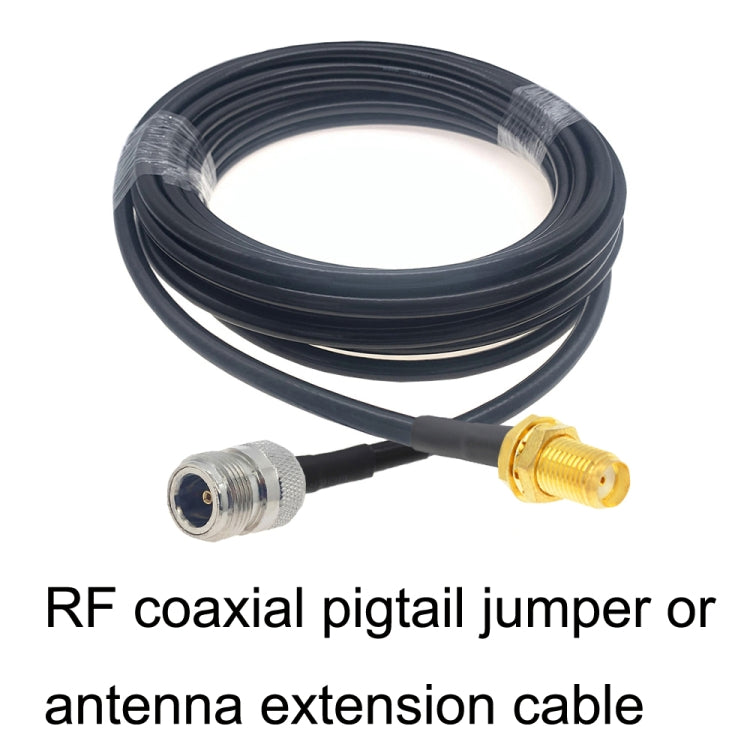 SMA Female to N Female RG58 Coaxial Adapter Cable, Cable Length:1m - Connectors by buy2fix | Online Shopping UK | buy2fix