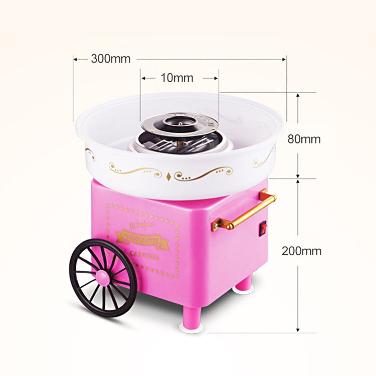 Retro Trolley Mini Cotton Candy Machine, Specification:Australian Regulations 220 V(Pink) - Home & Garden by buy2fix | Online Shopping UK | buy2fix