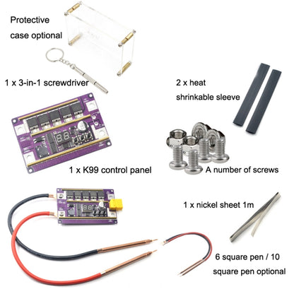 Model Airplane Battery Version 12V Digital Display DIY Battery Spot Welding Machine Pen Control, Style:10 Square Pen - Home & Garden by buy2fix | Online Shopping UK | buy2fix