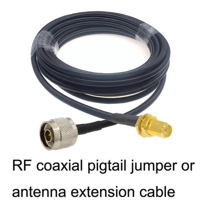 RP-SMA Female To N Male RG58 Coaxial Adapter Cable, Cable Length:10m - Connectors by buy2fix | Online Shopping UK | buy2fix